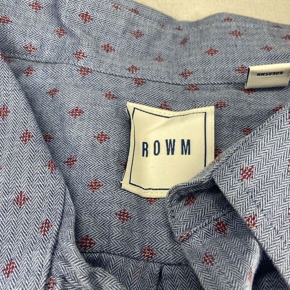 Men’s long sleeve button down shirt 2XT ROWM - Picture 3 of 9